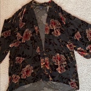 Thin Floral Kimono T-shirt